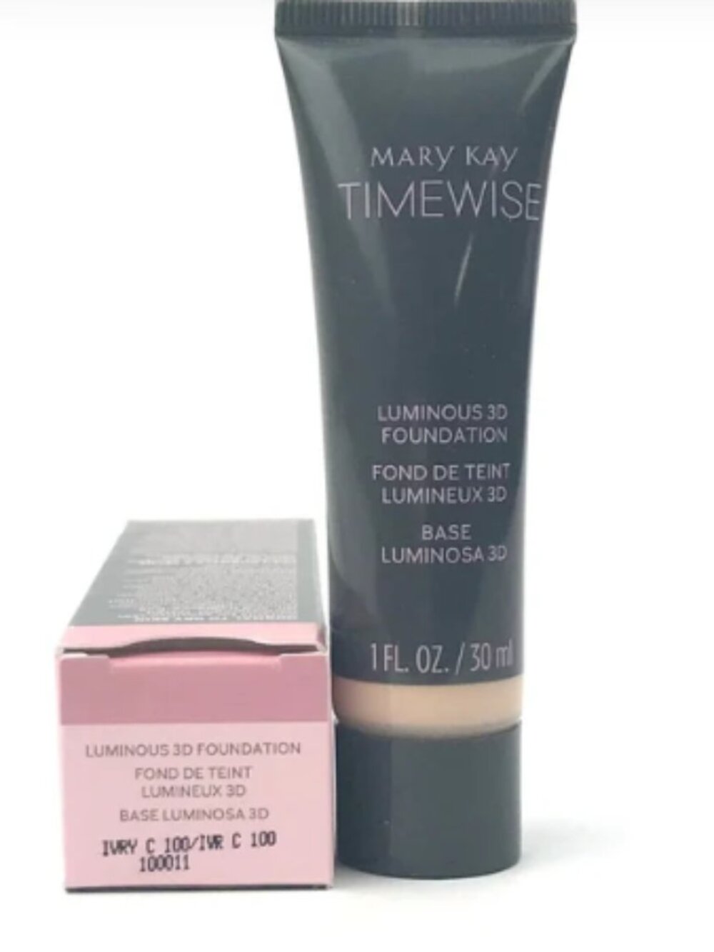NIB Mary Kay TimeWise Luminous 3D Foundation - Ivory C 100